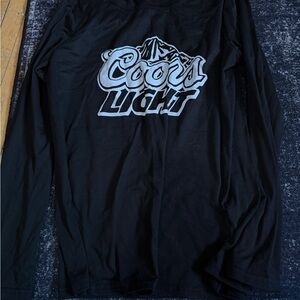 Coors Light Women's Long Sleeve Tee - Black